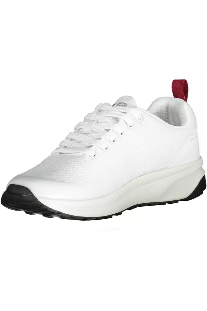 White Polyester Sneaker