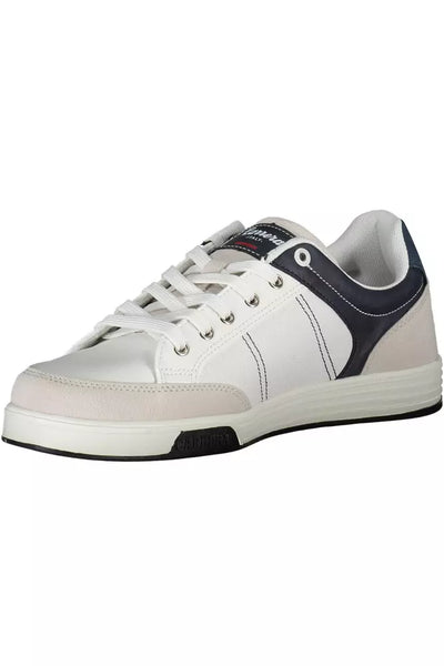 White Polyester Sneaker