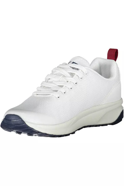 White Polyester Sneaker