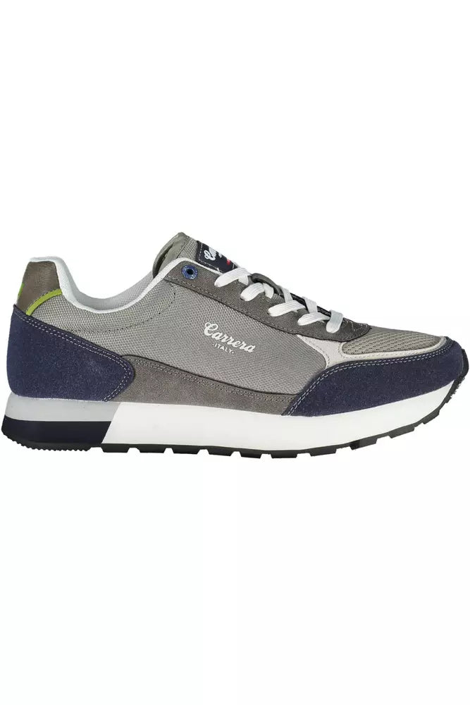 Gray Polyester Sneaker