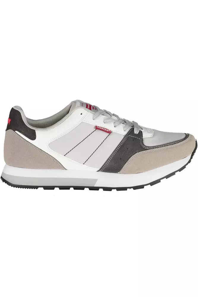 Gray Polyester Sneaker