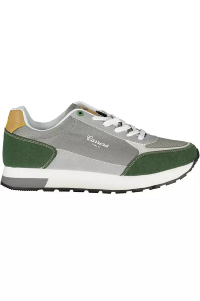 Gray Polyester Sneaker