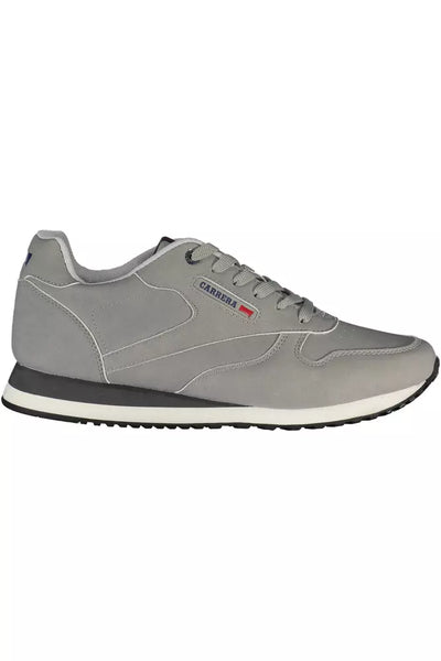 Gray Polyester Sneaker