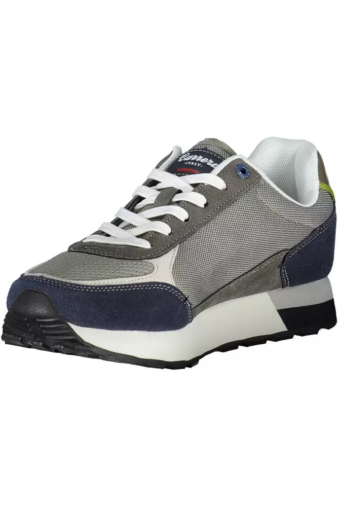 Gray Polyester Sneaker