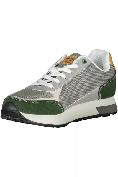 Gray Polyester Sneaker