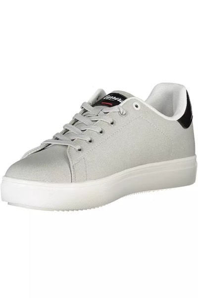 Gray Polyester Sneaker