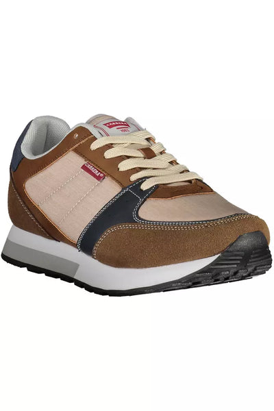 Brown Polyester Sneaker