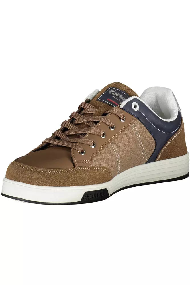 Brown Polyester Sneaker