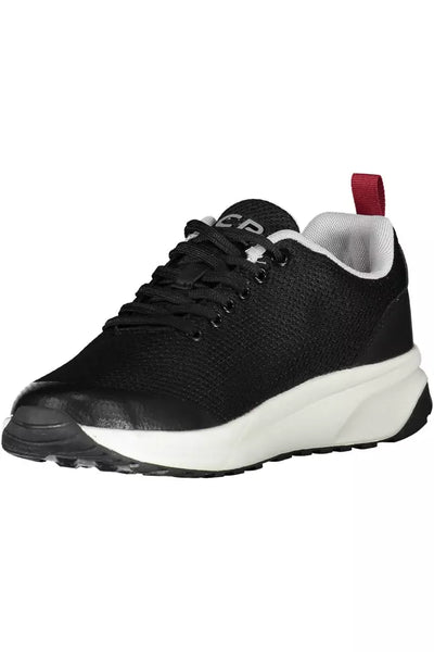 Black Polyester Sneaker