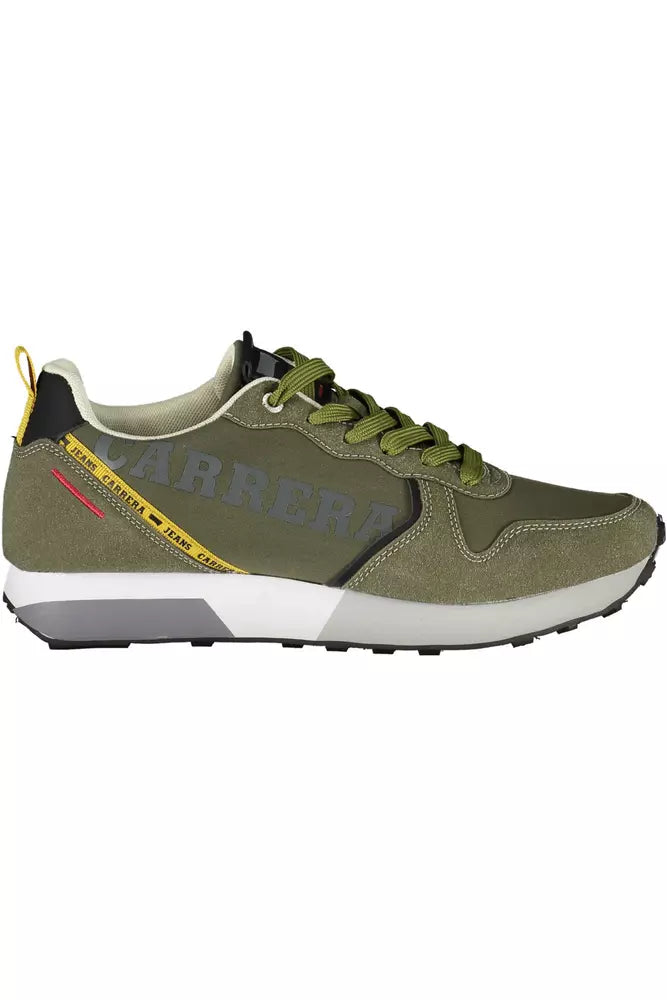 Green Polyester Sneaker