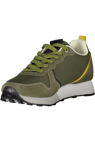 Green Polyester Sneaker