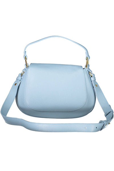 Light Blue Leather Handbag