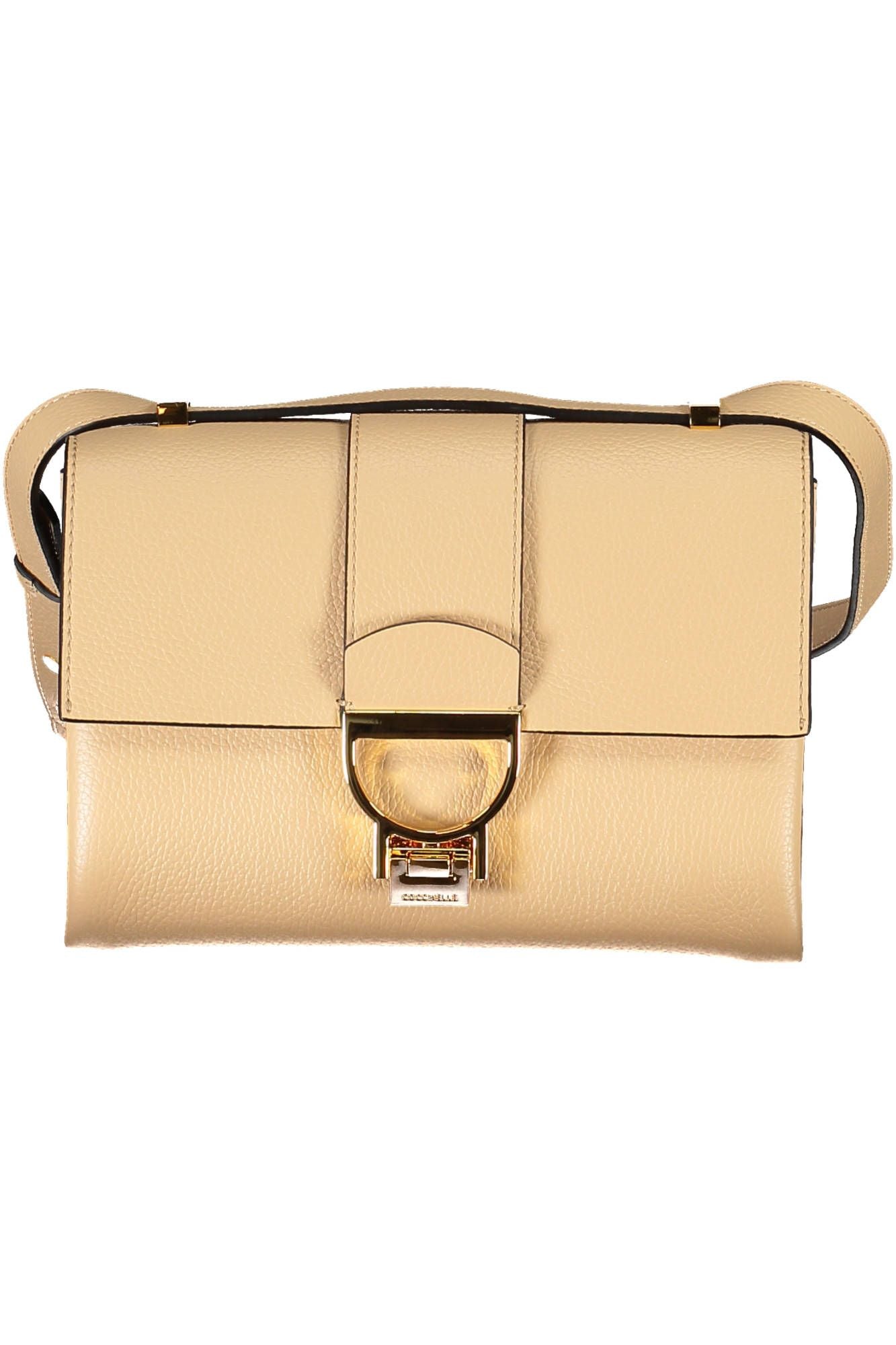 Beige Leather Handbag