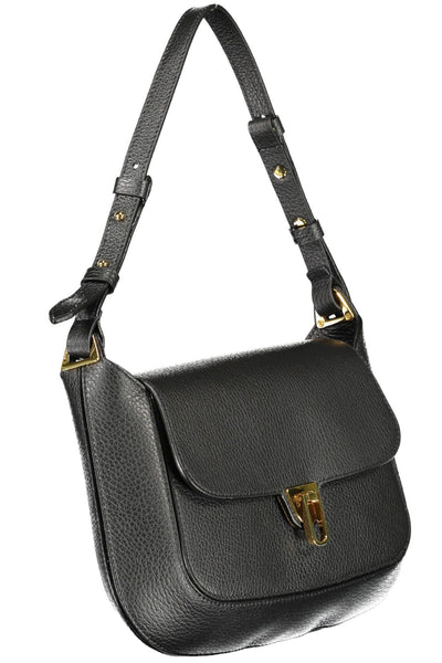 Black Leather Handbag