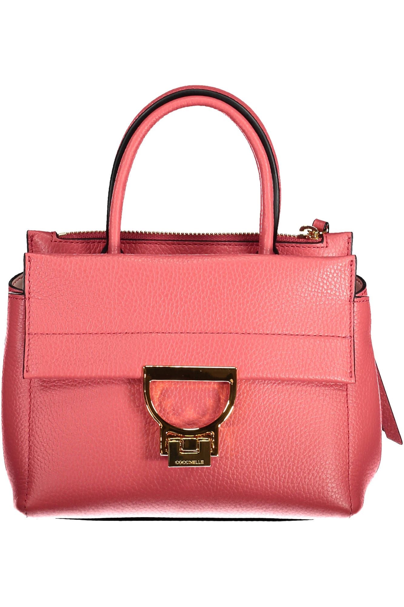 Pink Leather Handbag