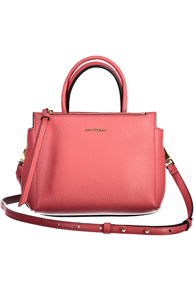 Pink Leather Handbag