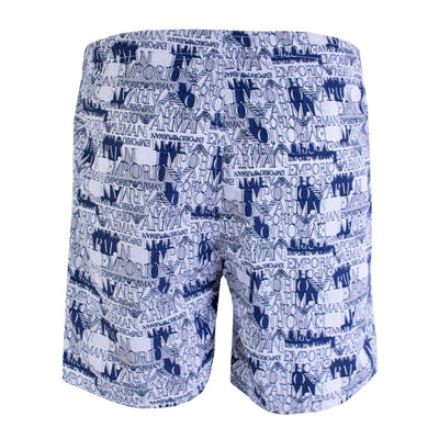 Swim Shorts With Logo Stamp