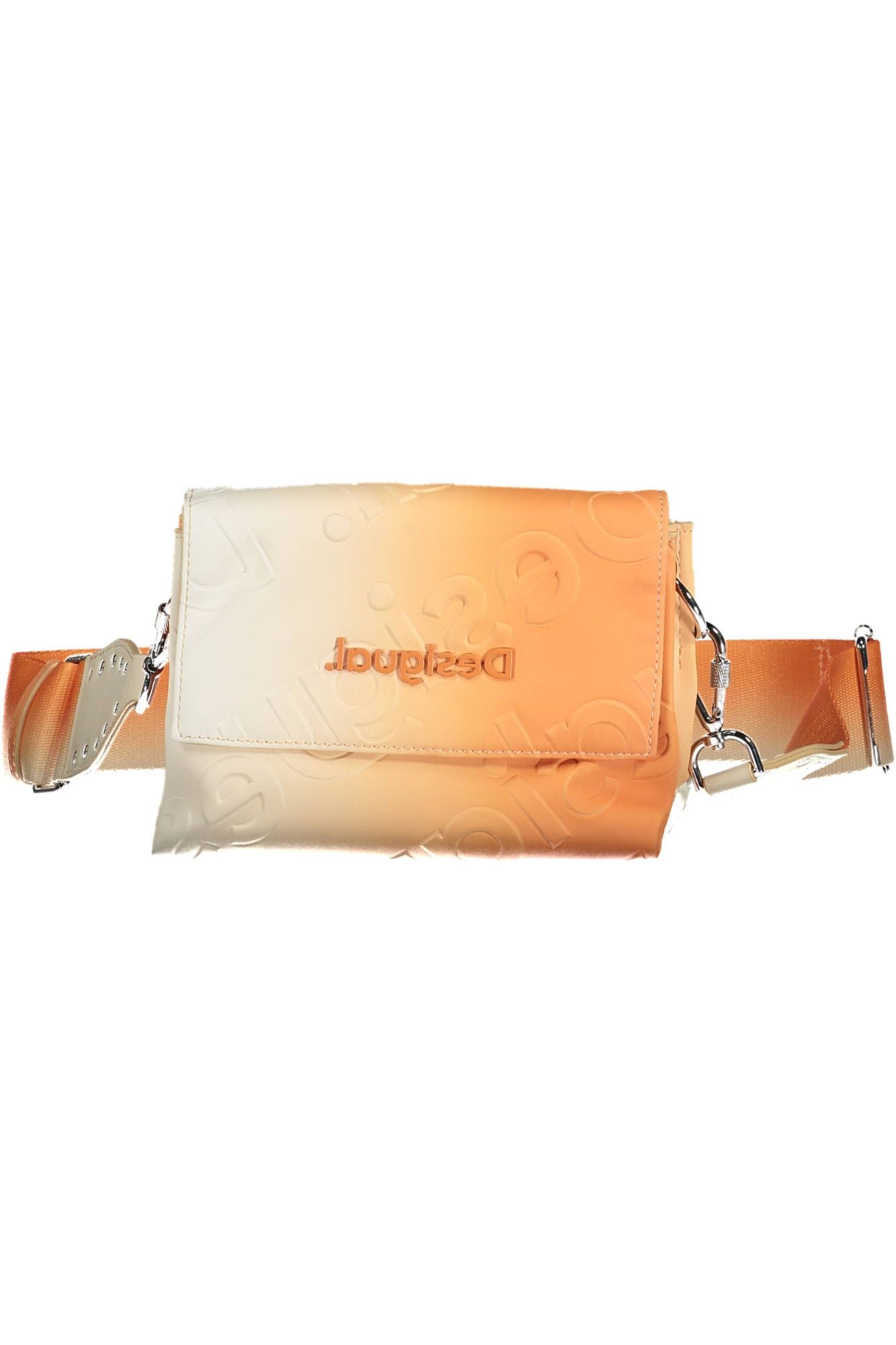 Orange Polyurethane Handbag