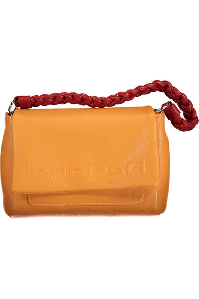 Orange Polyurethane Handbag