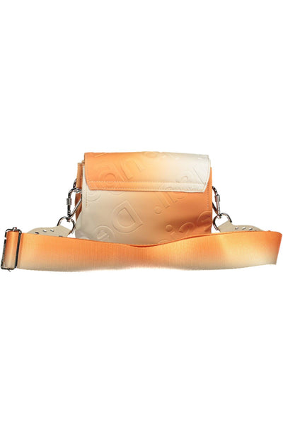 Orange Polyurethane Handbag