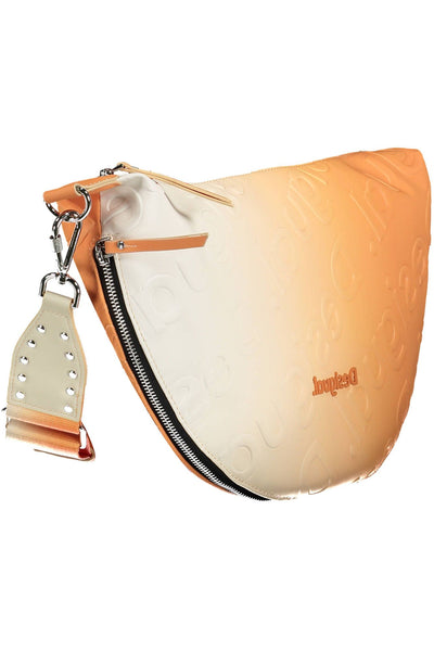 Orange Polyurethane Handbag