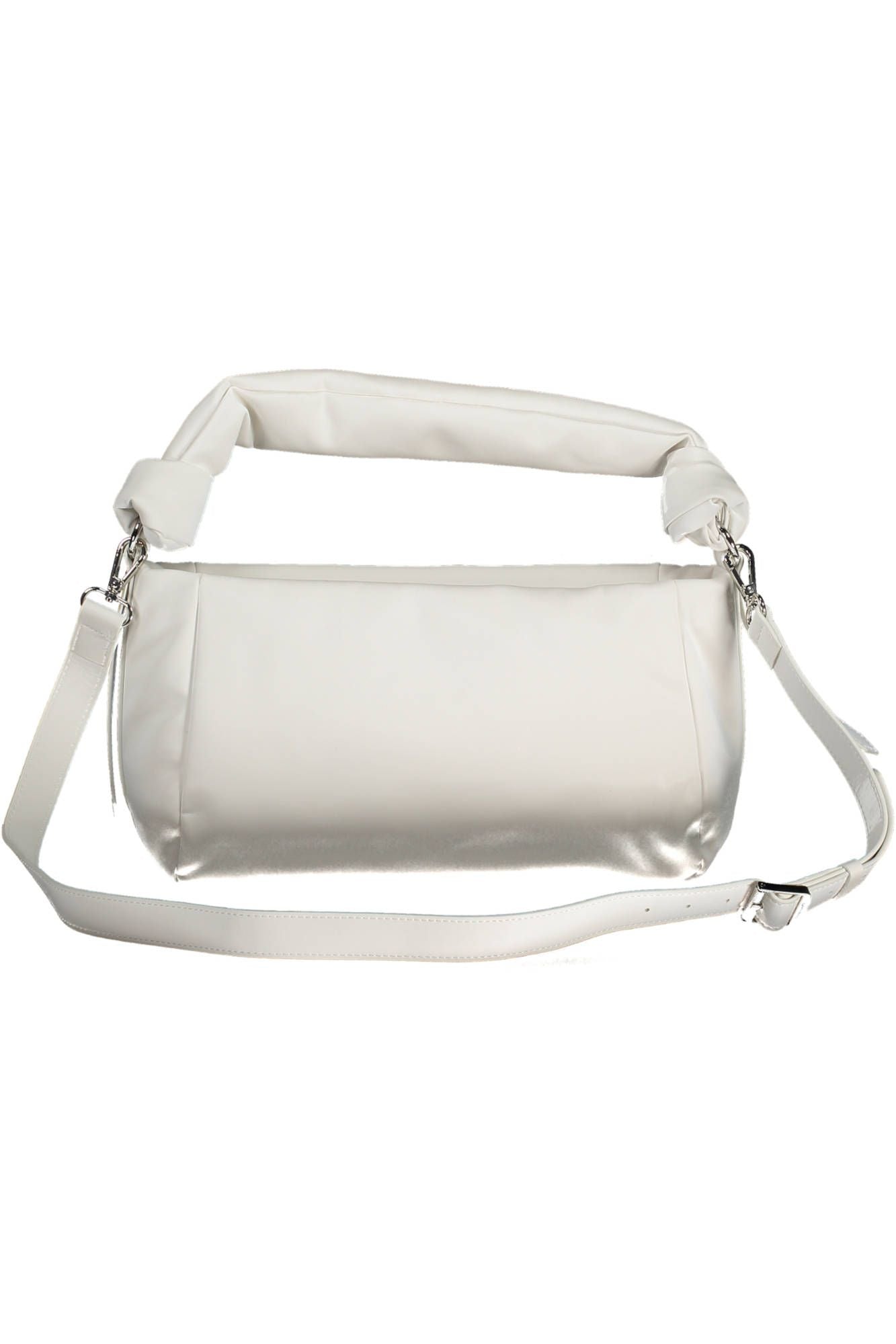 White Polyester Handbag