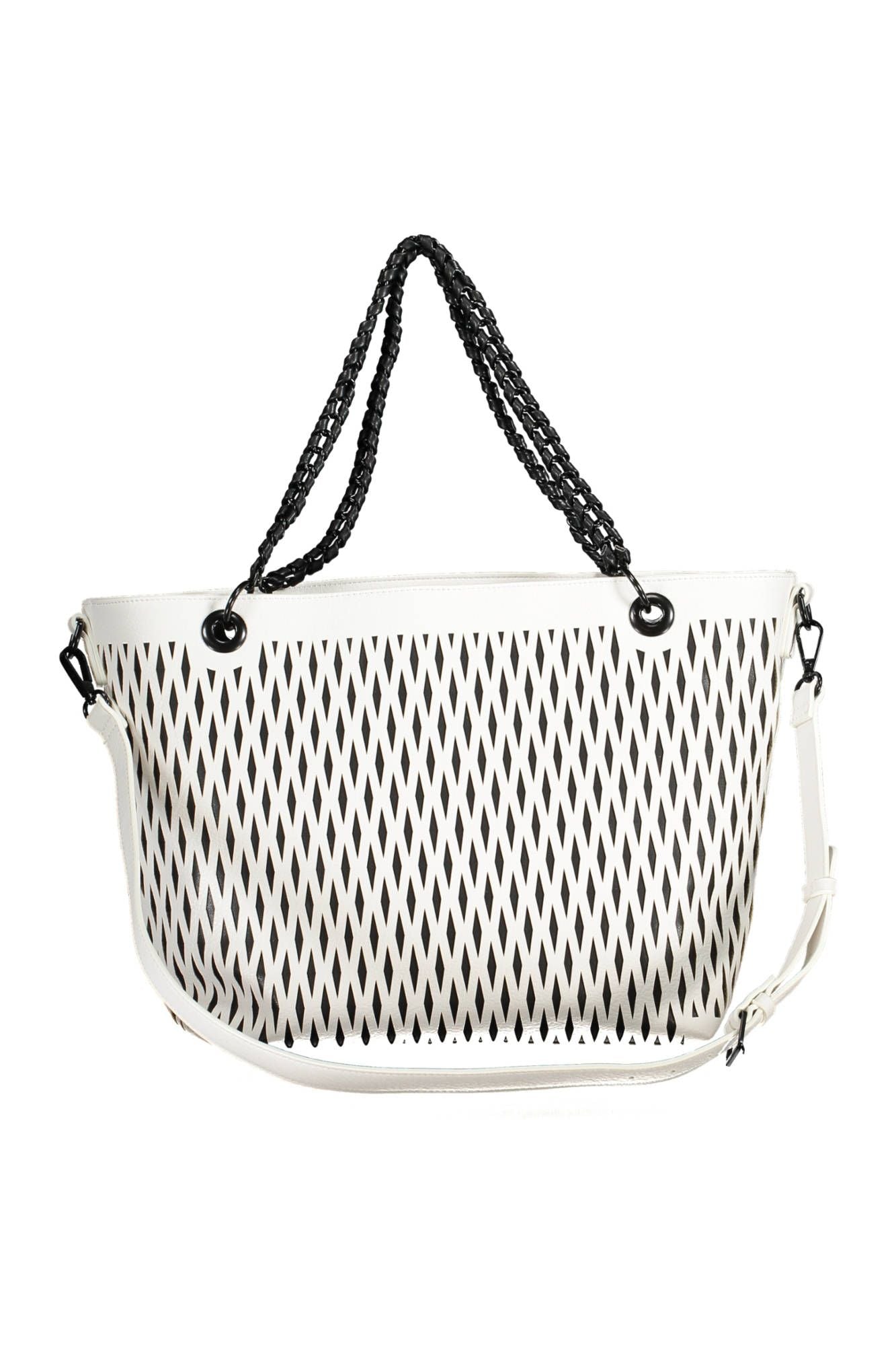 White Polyurethane Handbag