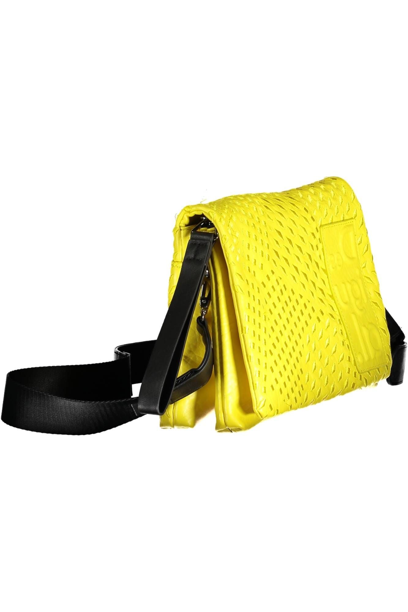 Yellow Polyurethane Handbag