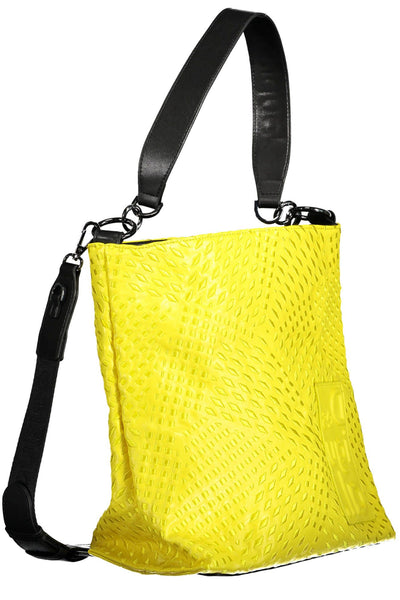 Yellow Polyurethane Handbag