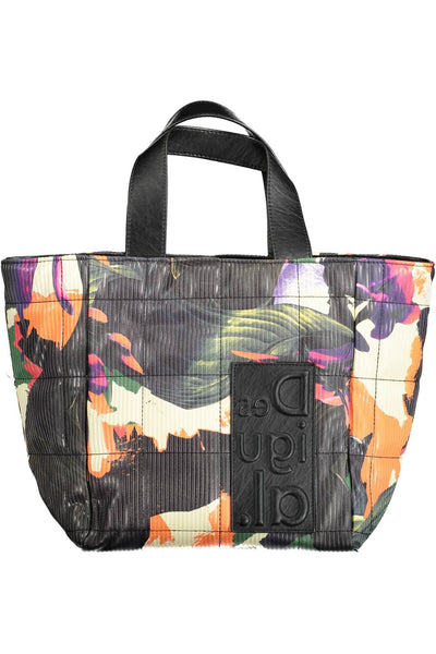 Black Polyurethane Handbag