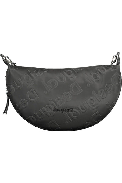 Black Polyurethane Handbag