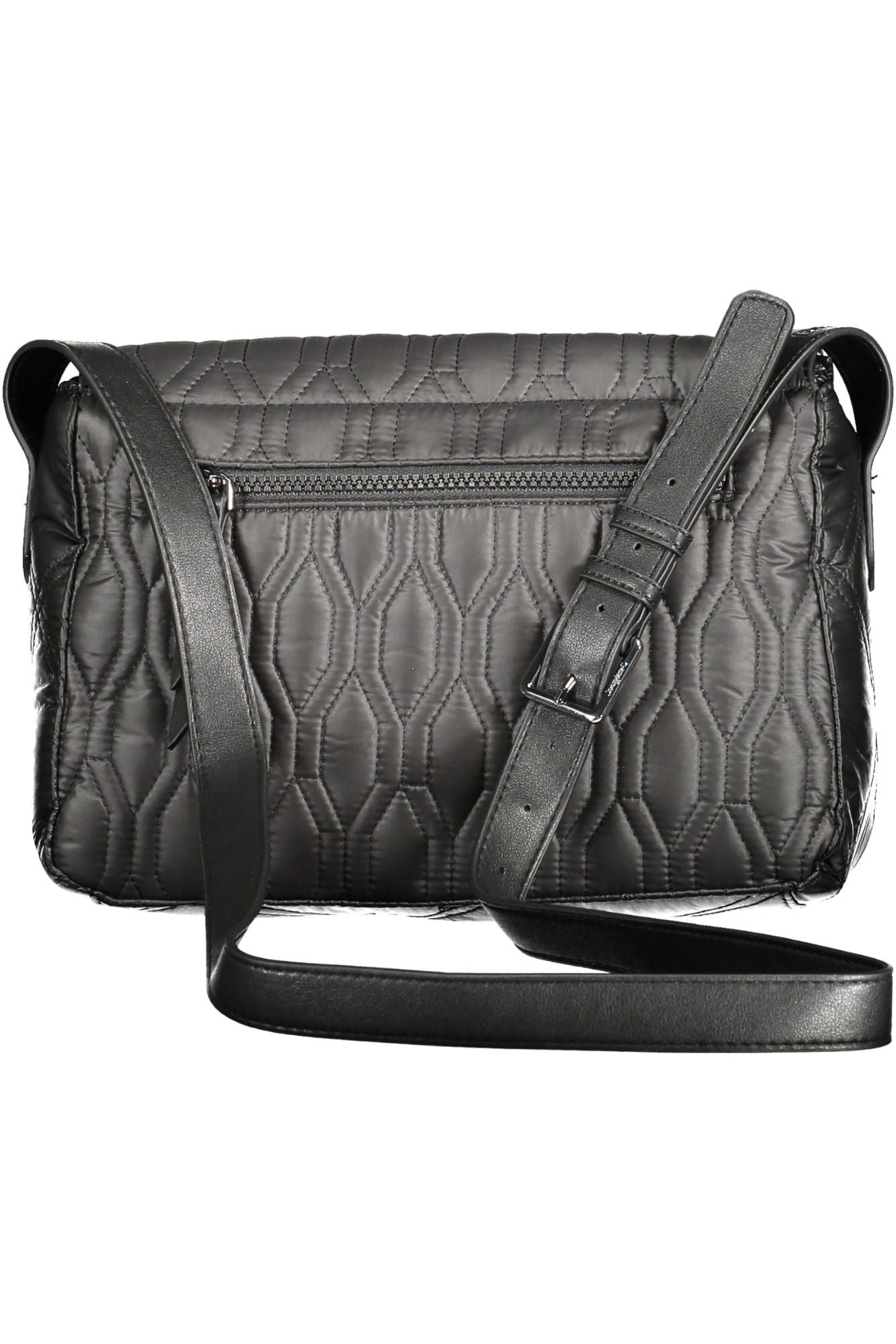 Black Polyurethane Handbag