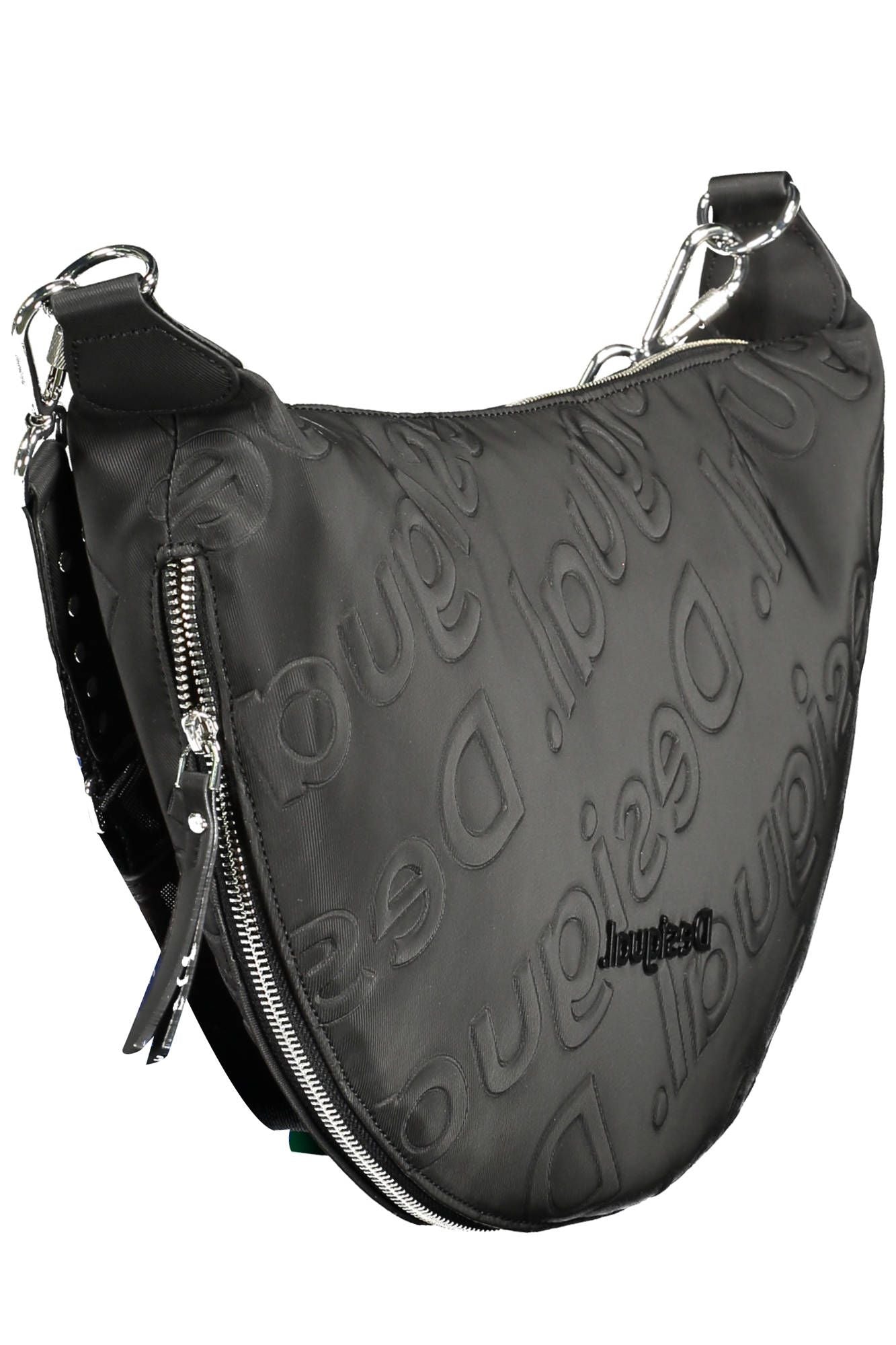 Black Polyurethane Handbag