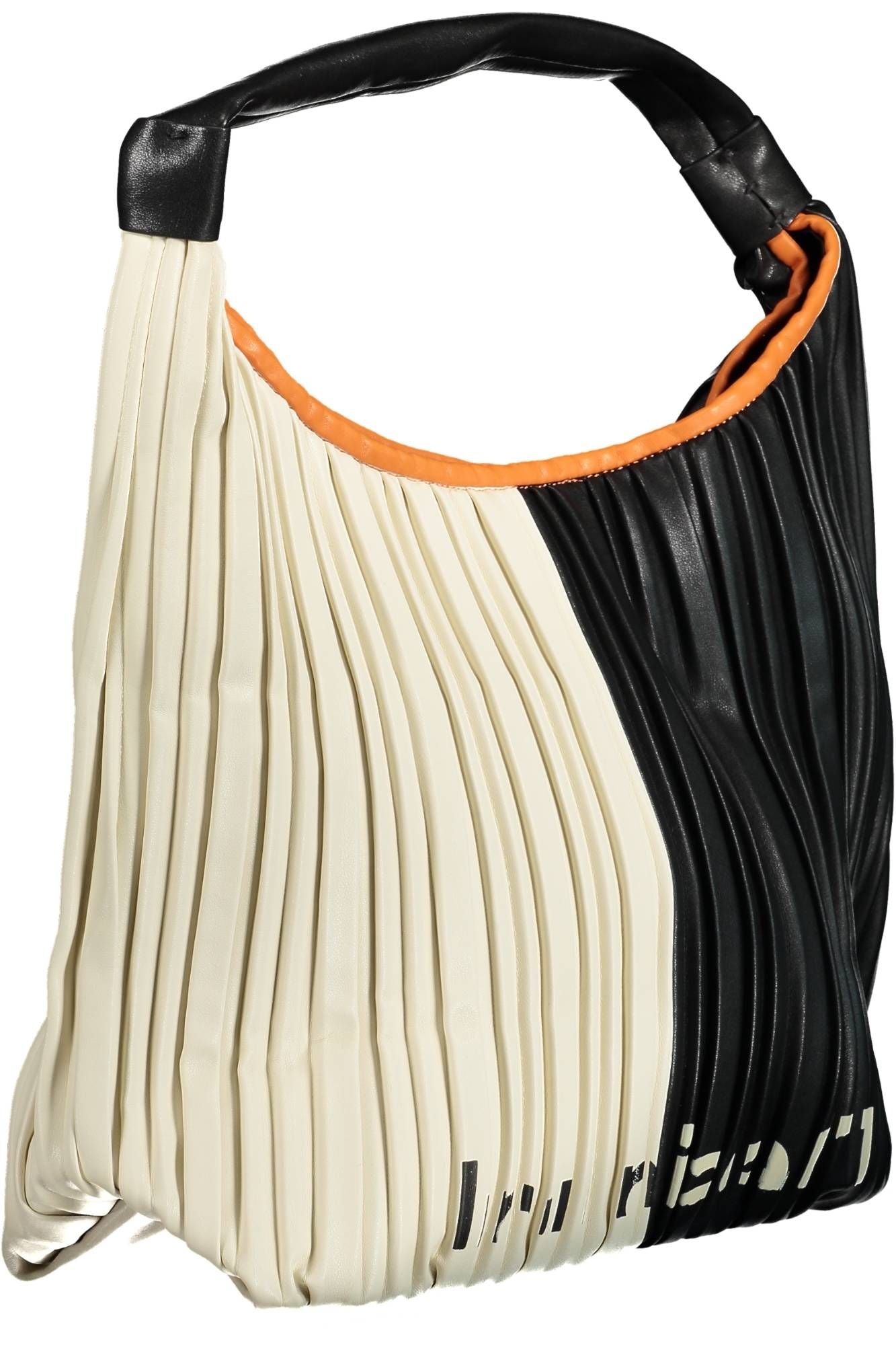 Black Polyurethane Handbag