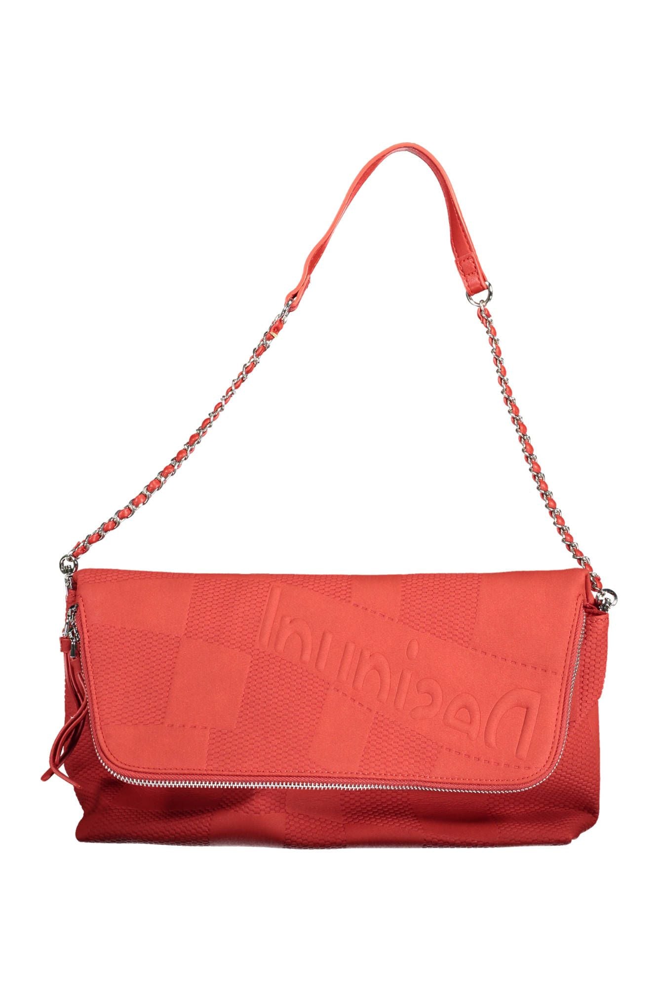 Red Polyurethane Handbag