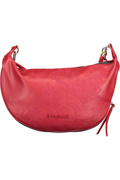 Red Polyurethane Handbag