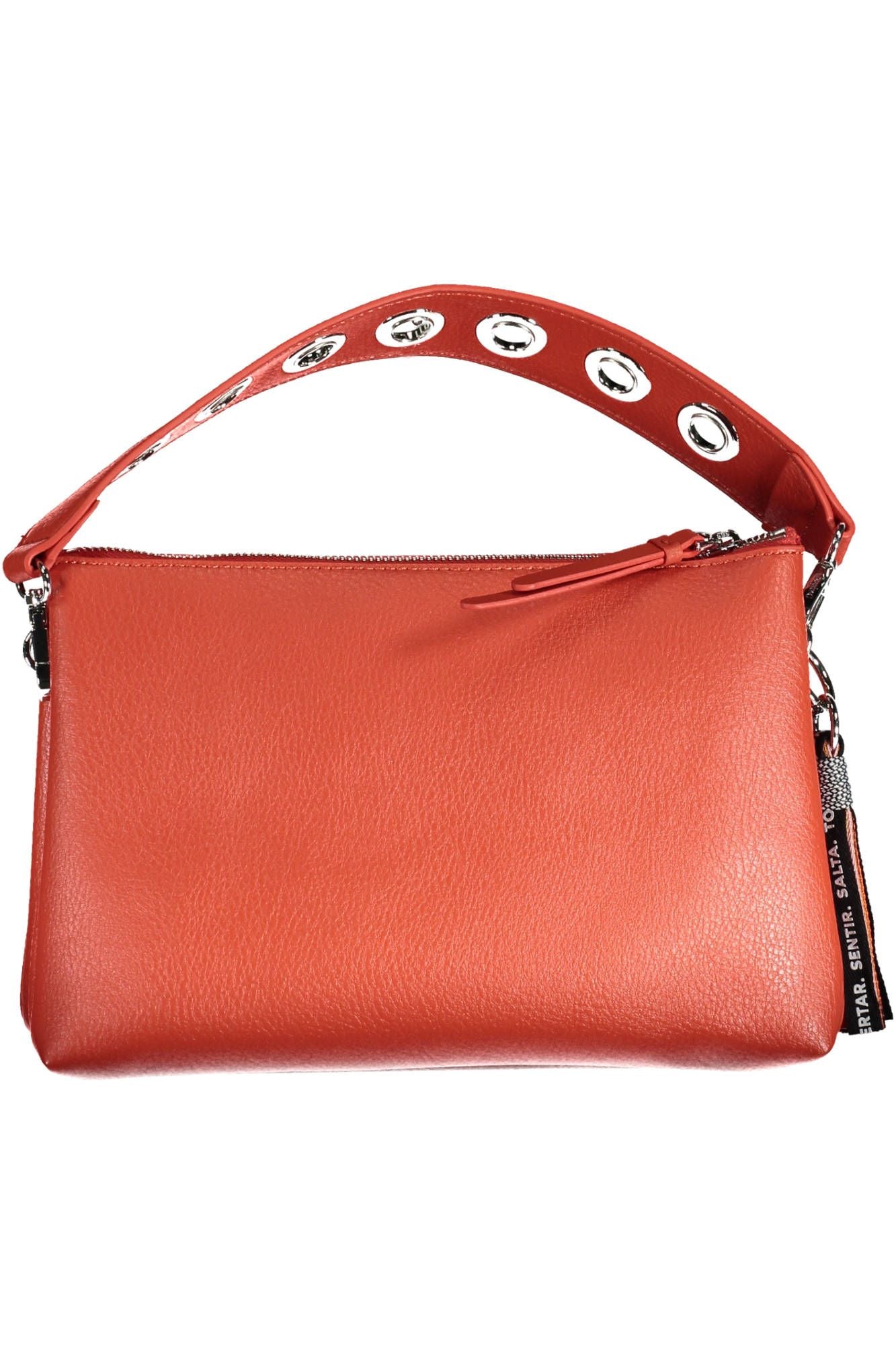 Red Polyurethane Handbag