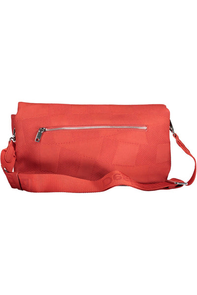 Red Polyurethane Handbag