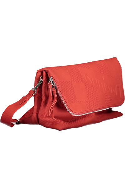 Red Polyurethane Handbag