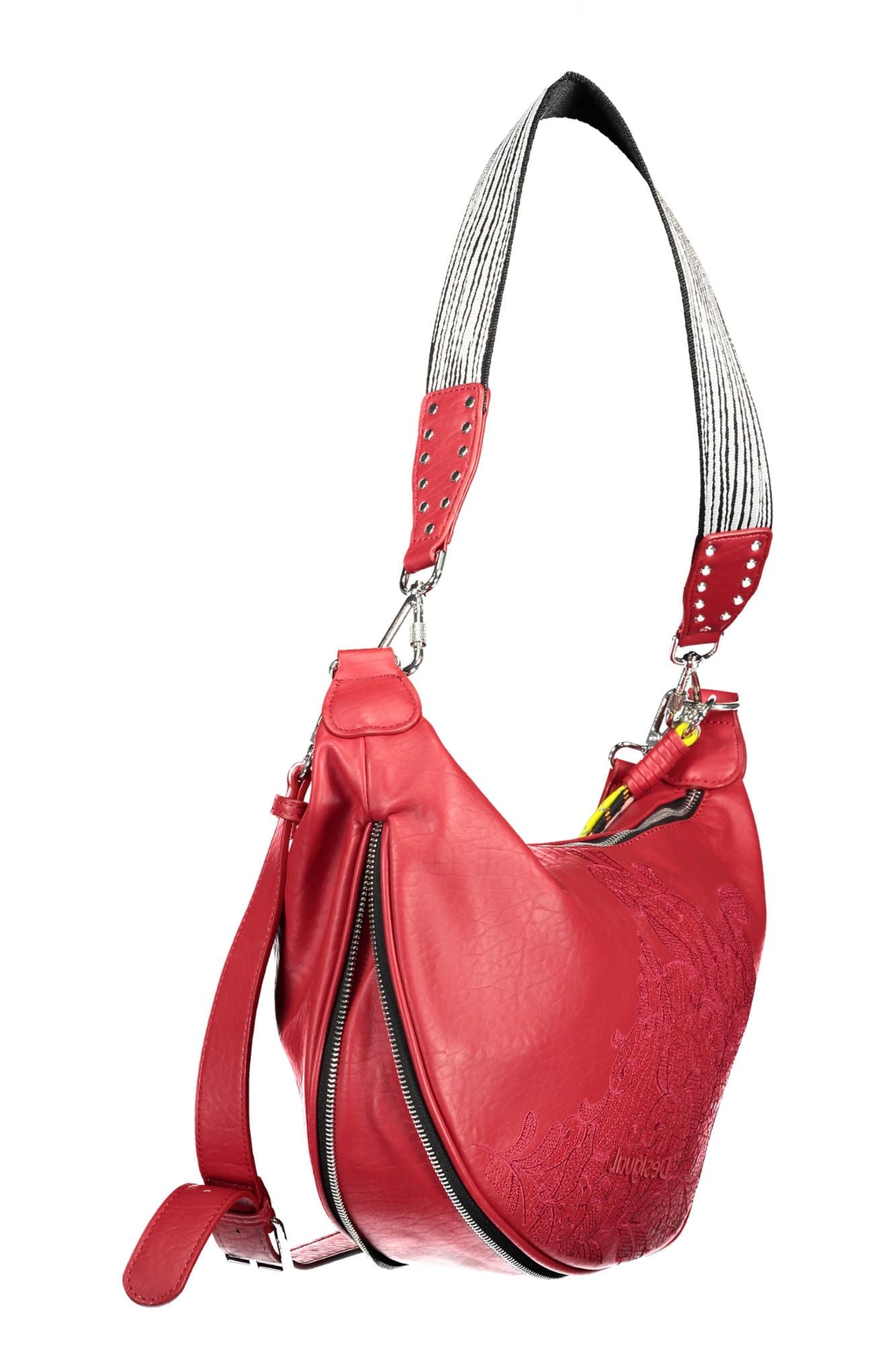 Red Polyurethane Handbag