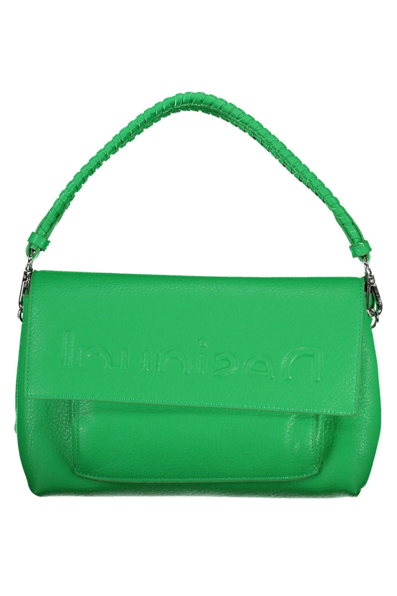 Green Polyurethane Handbag