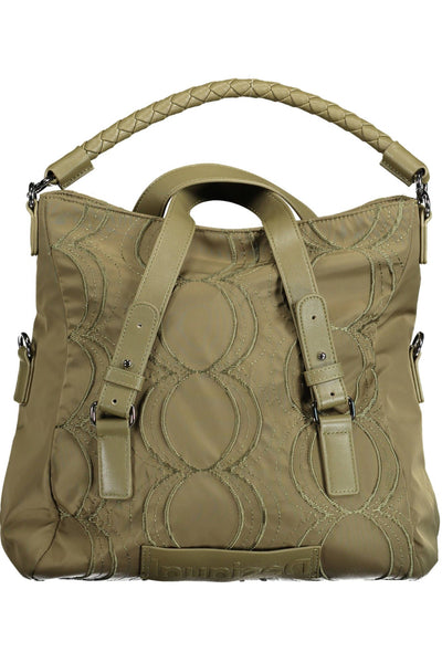 Green Polyester Handbag