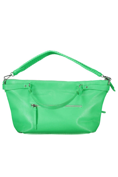 Green Polyurethane Handbag