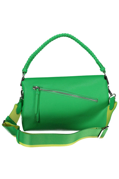 Green Polyurethane Handbag