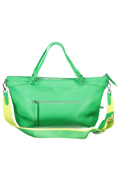 Green Polyurethane Handbag