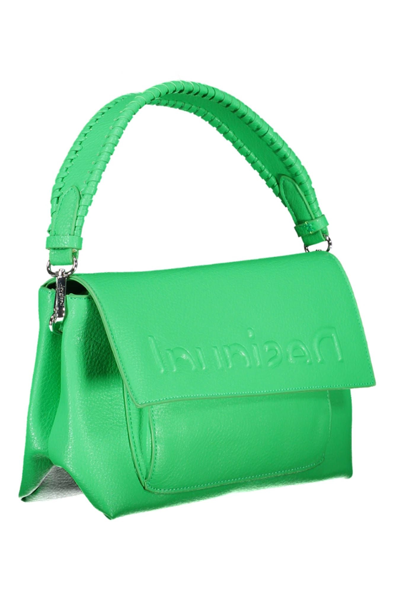 Green Polyurethane Handbag