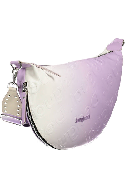 Purple Polyurethane Handbag