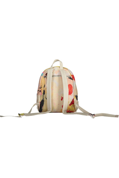 White Polyester Backpack