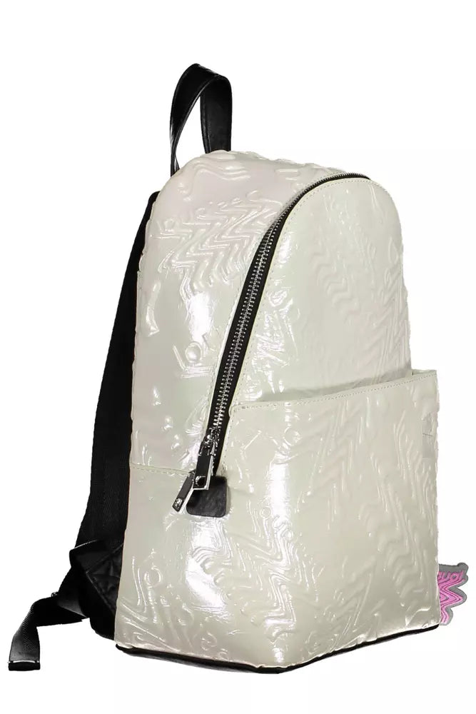 White Polyethylene Backpack