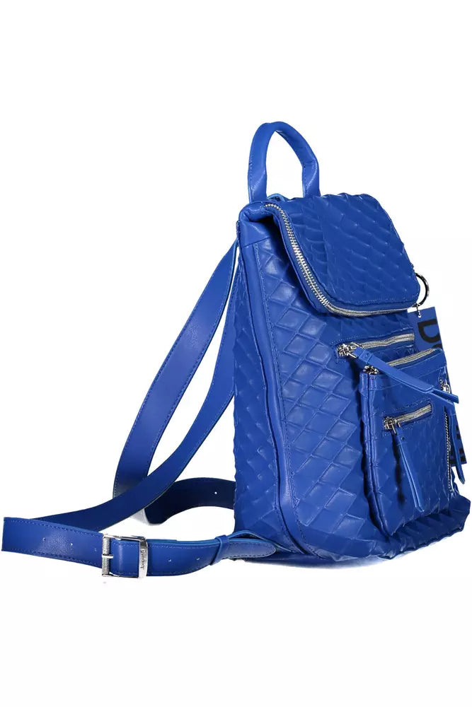 Blue Polyethylene Backpack